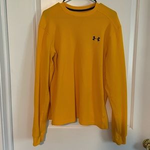 Mens Large Gold Under Armour long sleeve shirt!!